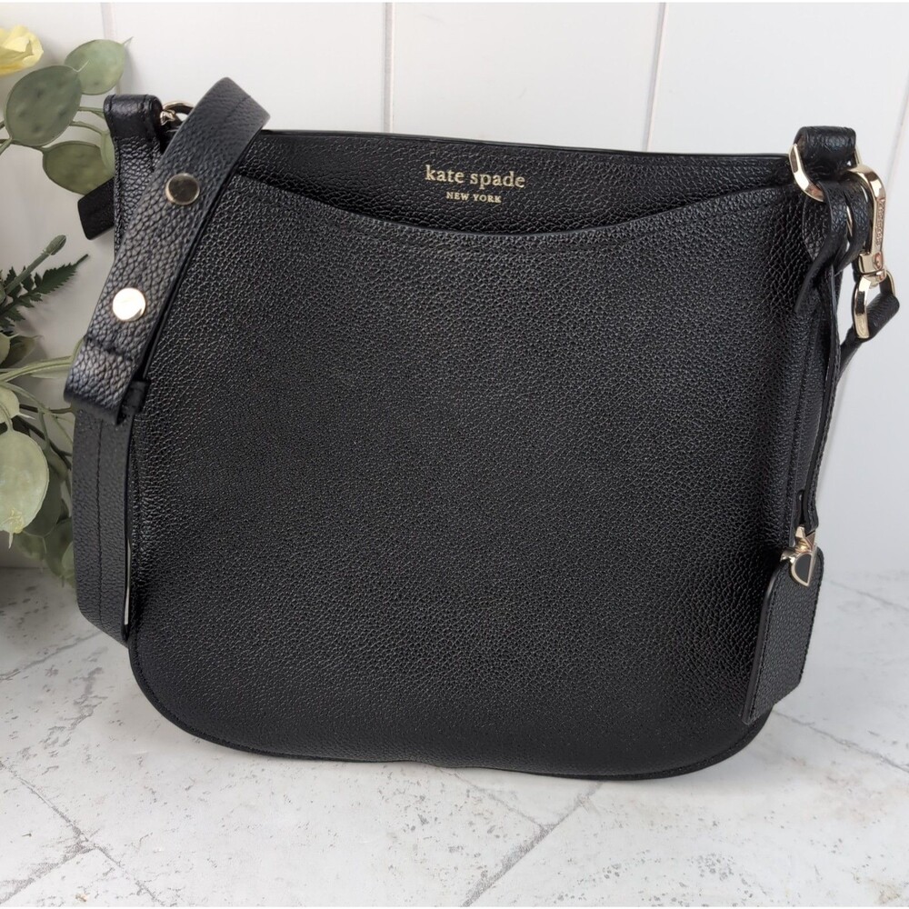 Kate Spade Margaux Large Crossbody Black Leather